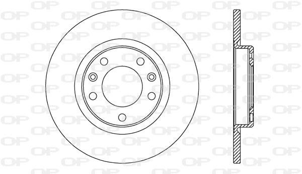 Open parts BDA274310 Brake disc BDA274310