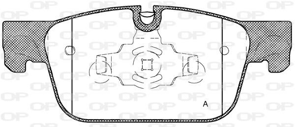 Open parts BPA1692.10 Brake Pad Set, disc brake BPA169210