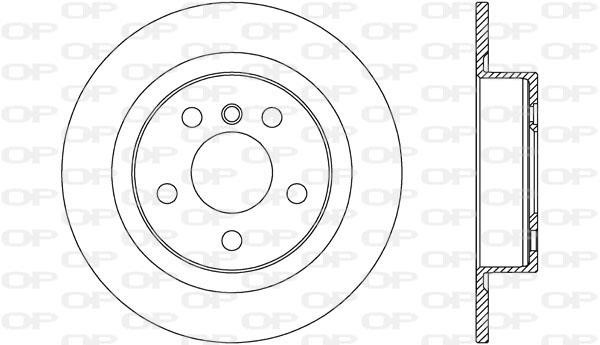 Open parts BDR276320 Brake disc BDR276320