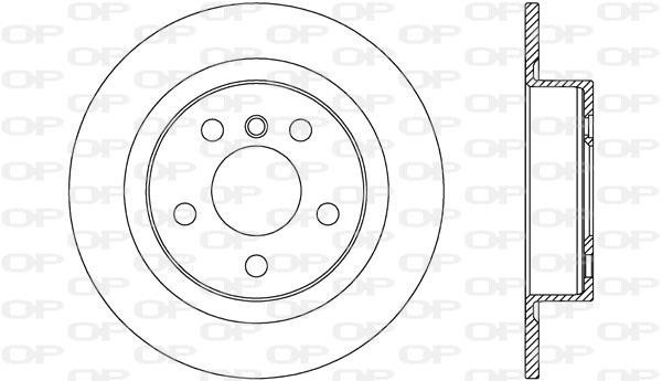 Open parts BDR276210 Brake disc BDR276210