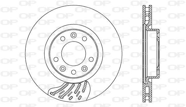Open parts BDA274220 Brake disc BDA274220