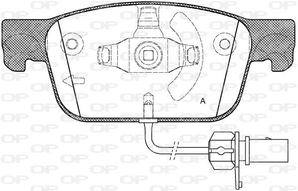 Open parts BPA1692.01 Brake Pad Set, disc brake BPA169201