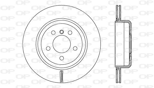 Open parts BDR274720 Brake disc BDR274720
