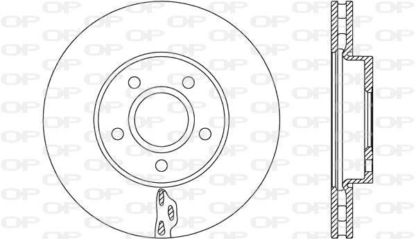 Open parts BDR273920 Brake disc BDR273920