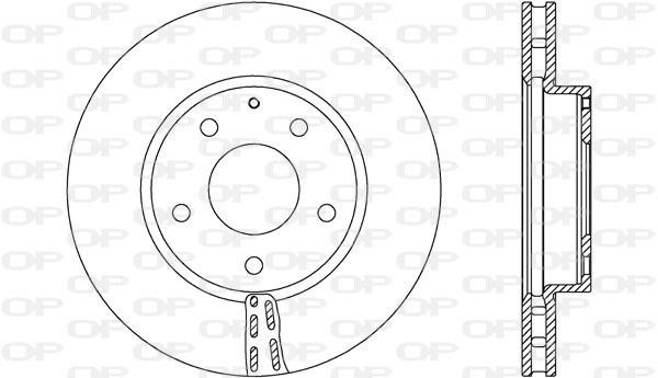 Open parts BDA273020 Brake disc BDA273020