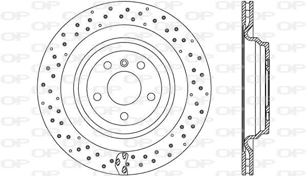 Open parts BDR277620 Brake disc BDR277620