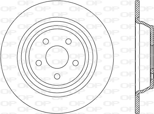 Open parts BDR2789.10 Brake disk BDR278910