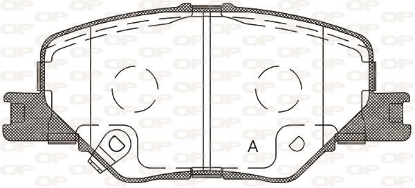 Open parts BPA1795.02 Brake Pad Set, disc brake BPA179502