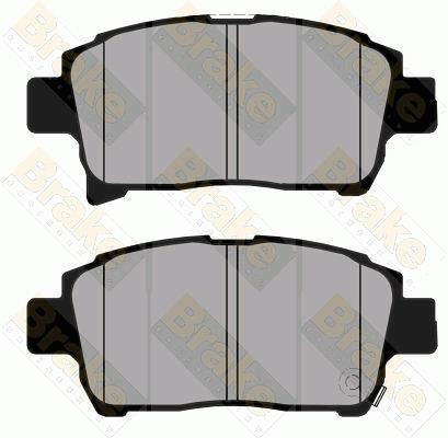 Brake engineering PA1879 Brake Pad Set, disc brake PA1879