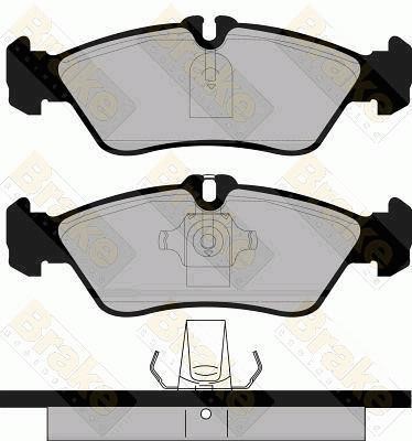 Brake engineering PA1104 Brake Pad Set, disc brake PA1104