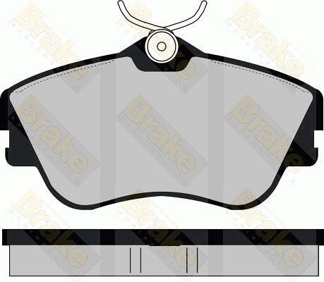 Brake engineering PA1035 Brake Pad Set, disc brake PA1035