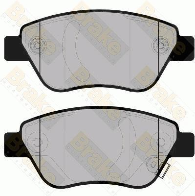 Brake engineering PA1693 Brake Pad Set, disc brake PA1693