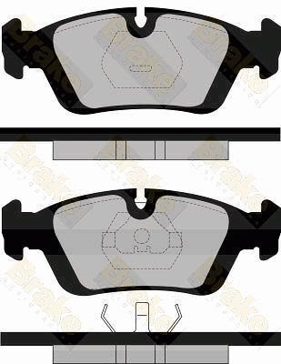 Brake engineering PA602 Brake Pad Set, disc brake PA602