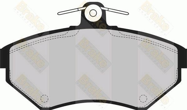 Brake engineering PA1186 Brake Pad Set, disc brake PA1186