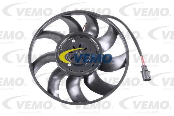 Car radiator fan Audi A8: V15011929 Vemo Hub, engine cooling fan wheel