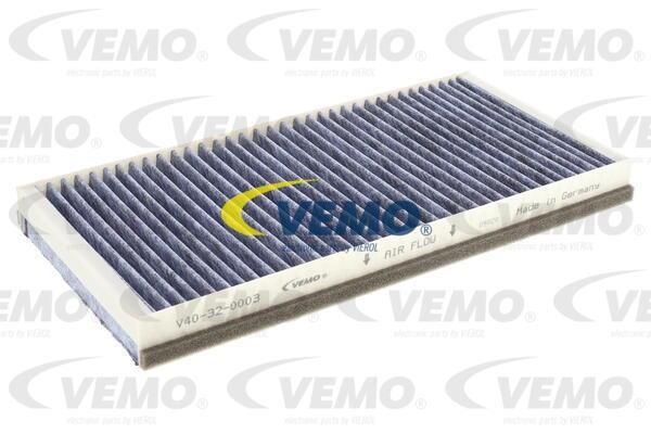 Vemo V40-32-0003 Filter, interior air V40320003
