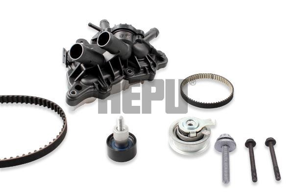 Timing belt set Cupra Leon: PK06870 Hepu Water Pump & Timing Belt Set