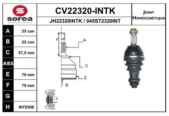 EAI CV22320-INTK CV joint CV22320INTK