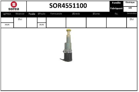 EAI SOR4551100 Hydraulic Pump, steering system SOR4551100