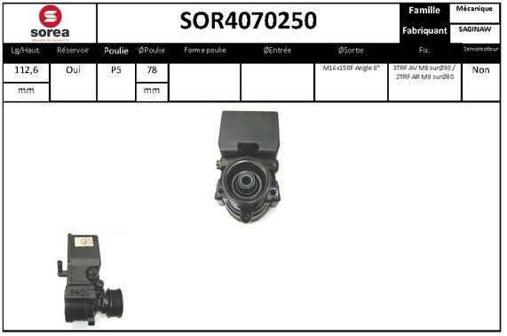 EAI SOR4070250 Hydraulic Pump, steering system SOR4070250