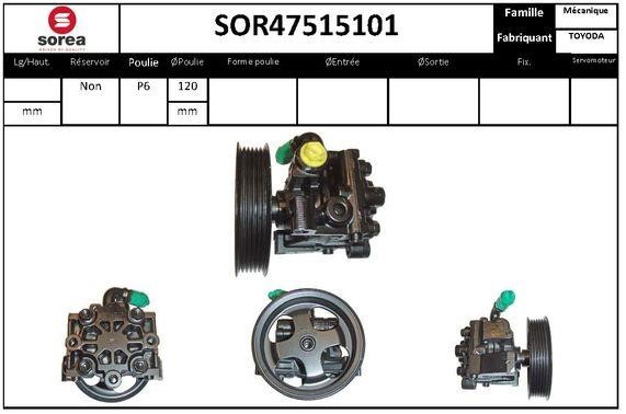 EAI SOR47515101 Hydraulic Pump, steering system SOR47515101