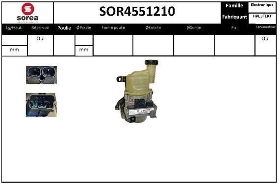 EAI SOR4551210 Hydraulic Pump, steering system SOR4551210