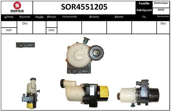 EAI SOR4551205 Hydraulic Pump, steering system SOR4551205