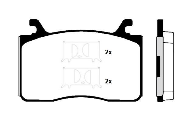 Raicam RA11630 Front disc brake pads, set RA11630