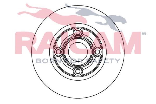 Raicam RD00690 Rear brake disc, non-ventilated RD00690