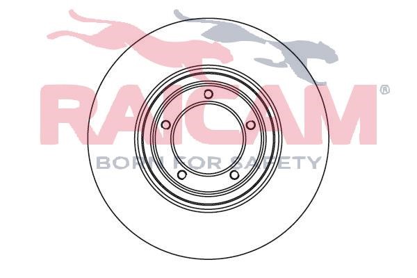 Raicam RD00231 Unventilated front brake disc RD00231