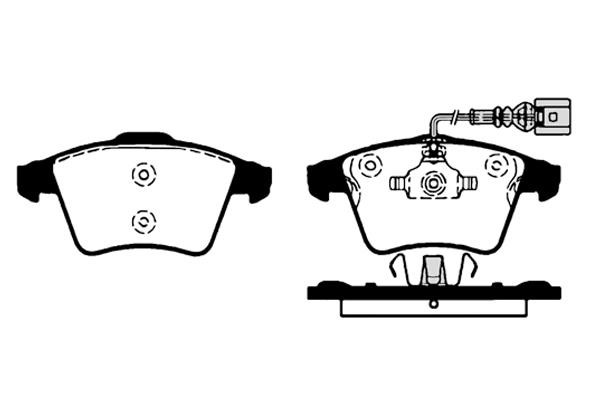 Raicam RA.0857.3 Brake Pad Set, disc brake RA08573