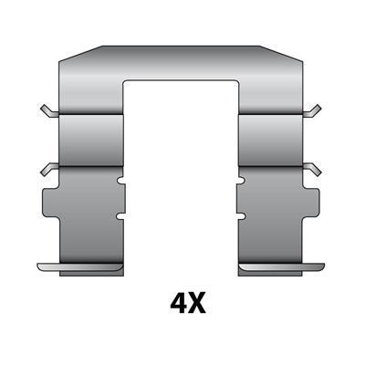 Raicam 12079583 Mounting kit brake pads 12079583
