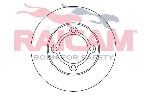 Raicam RD00398 Unventilated front brake disc RD00398