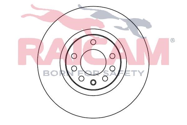 Raicam RD00214 Front brake disc ventilated RD00214