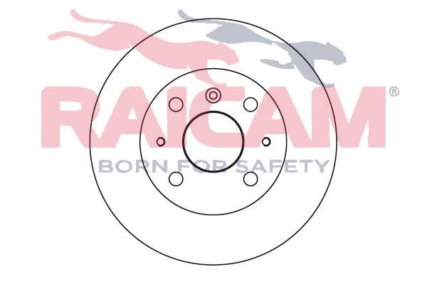 Raicam RD00983 Unventilated front brake disc RD00983
