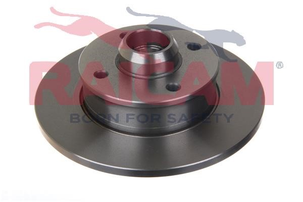 Raicam RD01124 Rear brake disc, non-ventilated RD01124