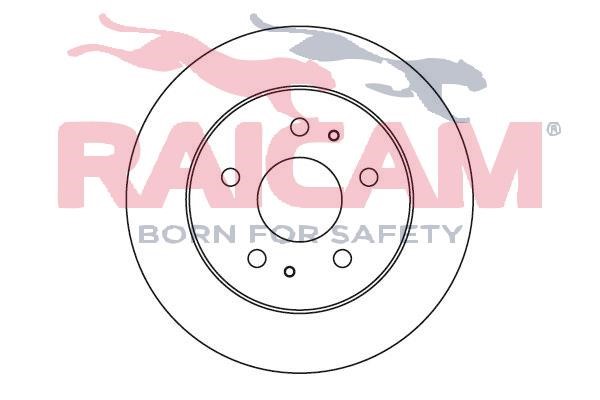 Raicam RD00991 Unventilated front brake disc RD00991