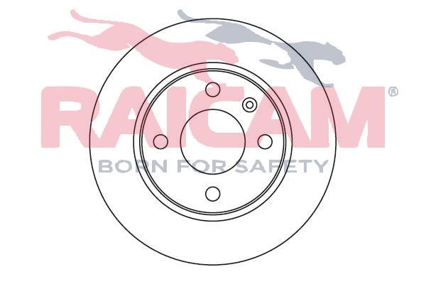 Raicam RD00749 Unventilated front brake disc RD00749