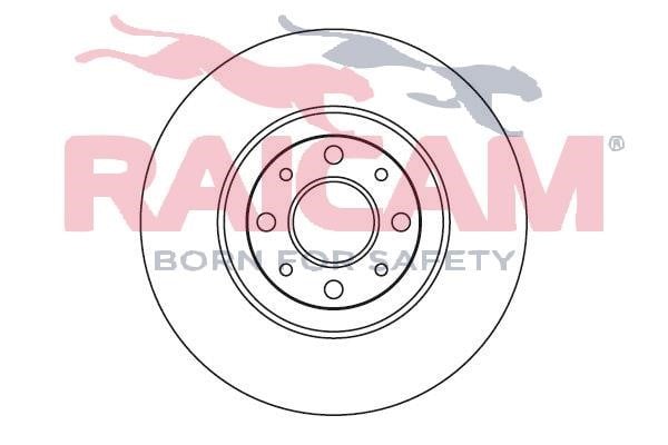 Raicam RD00207 Front brake disc ventilated RD00207