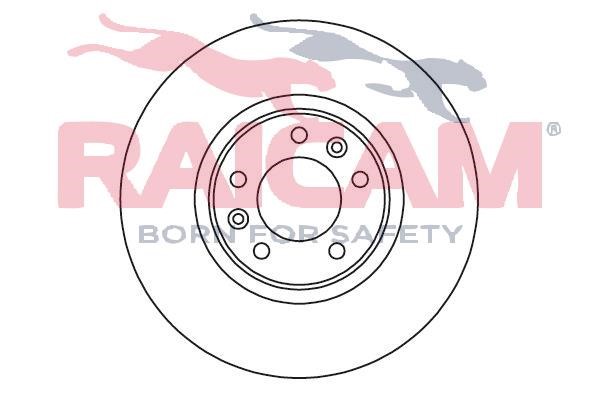 Raicam RD00130 Rear ventilated brake disc RD00130
