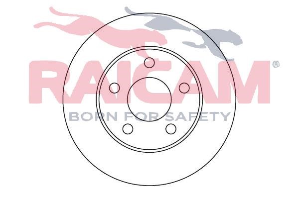 Raicam RD00596 Front brake disc ventilated RD00596