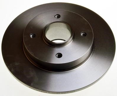 Denckermann B130501 Rear brake disc, non-ventilated B130501