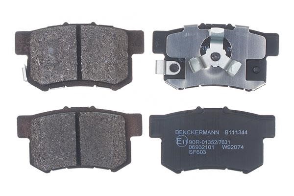 Denckermann B111344 Brake Pad Set, disc brake B111344