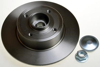 Denckermann B130465 Rear brake disc, non-ventilated B130465