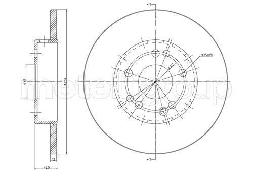 Trusting DF010 Unventilated front brake disc DF010