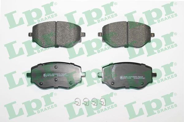 LPR 05P2187 Brake Pad Set, disc brake 05P2187