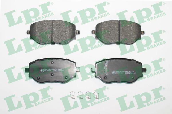 Brake pad kit Dacia Jogger: 05P2187 LPR Brake pad set