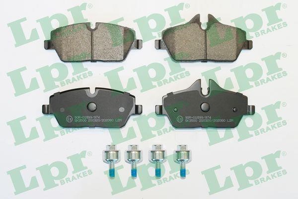 LPR 05P2080 Brake Pad Set, disc brake 05P2080