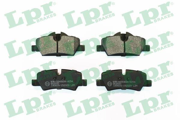 LPR 05P2029 Brake Pad Set, disc brake 05P2029