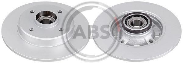 ABS 18643C Rear brake disc, non-ventilated 18643C